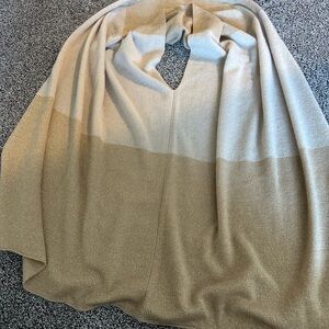 ALASHAN  100% CASHMERE DRESS TOPPER PONCHO